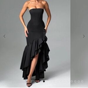 Babyboo maxi black gown size medium